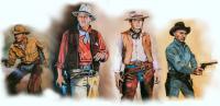 All My Heroes Were Cowboys - Oil On Canvas Board Paintings - By Edward Martin, Portrait Painting Artist