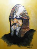 The Guardian - Oil On Hardboard Paintings - By Edward Martin, Portrait Painting Artist