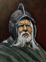 Auld Wat Of Harden - Oil On Hardboard Paintings - By Edward Martin, Portrait Painting Artist