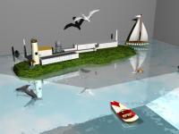 3D Images - Dolphin Delight - Carrara 3D