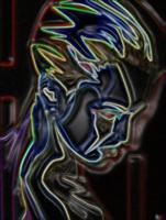 Gogo - Print On Canvas Digital - By Lee Glover, Collage Digital Artist