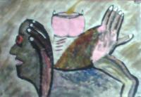 Self Love - Acrylic Paintings - By P Hock, Buzruki Art Painting Artist