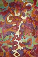 Growing Discomfort - Oil On Ply-Wood Paintings - By Martin Koetsier, Abstract Painting Artist