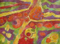 Lecerated Thought - Oil On Ply-Wood Paintings - By Martin Koetsier, Abstract Painting Artist