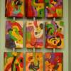 Multi Image Carousel Terra-Terra - Oil On Ply-Wood Paintings - By Martin Koetsier, Abstract Painting Artist