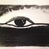 The Eye - China Ink Paintings - By Claudia Raquel, China Ink Painting Artist