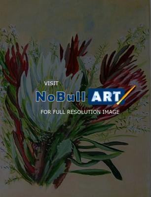 Birds And Floral - Banksias - Oils