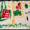My Best Friends House - Paint  Paper Paintings - By Chloe Sheriff, Straight Painting Artist