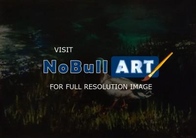 Acrylic Paintings - Night Scouting - Acrylics