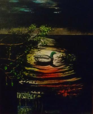 Acrylic Paintings - No Title - Acrylics