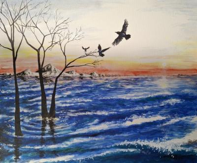 Acrylic Paintings - Untitled - Acrylics