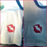 Hand Painted Clothing - Lips - Acrylics
