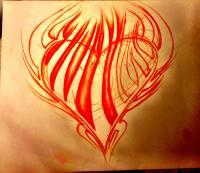 Pen Art - Burning Sensation - Pen  Paper