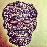 Gibberish - Pen  Paper Drawings - By Benarius Thrash, Dark Drawing Artist