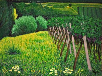 Landscape - Campo Di Trezzolano - Oil On Canvas