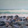 Pebbles - Acrylic On Canvas Paintings - By Paul Bennett, Realistic Painting Artist