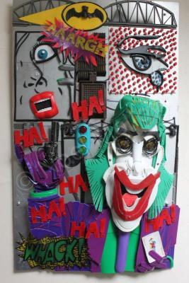 Sculpture - Theres Always A Joker - Found Objects