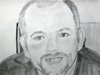 Nate - Graphite Drawings - By Cathy Jourdan, Portrait Drawing Artist