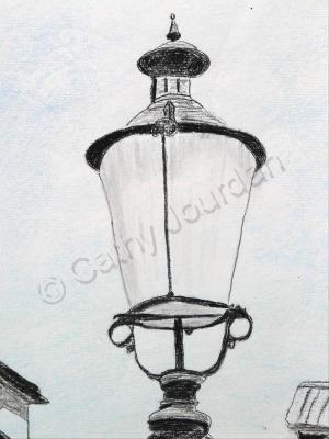 Miscellaneous - Lamp Post - Chalk And Graphite