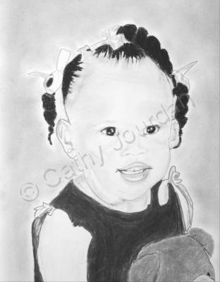 People - Marvins Youngest Granddaughter - Charcoal