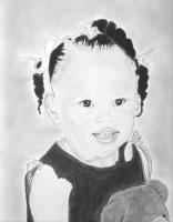 People - Marvins Youngest Granddaughter - Charcoal