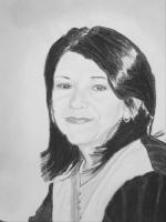Jill - Charcoal And Graphite Drawings - By Cathy Jourdan, Portrait Drawing Artist