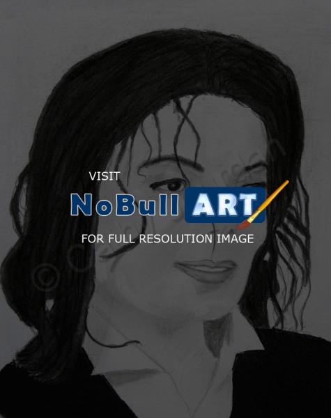People - Michael Jackson - Charcoal And Graphite