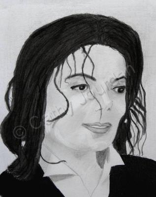 People - Michael Jackson - Charcoal And Graphite