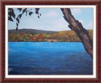 Lake - Acrylics Paintings - By Joe Labianca, Impressionism Painting Artist