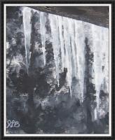 Icicles - Acrylics Paintings - By Joe Labianca, Impressionism Painting Artist