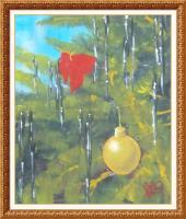 Our Tree - Acrylics Paintings - By Joe Labianca, Impressionism Painting Artist
