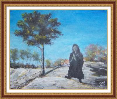 Landscapes - Lady - Acrylics