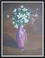 Wedding Flowers - Acrylics Paintings - By Joe Labianca, Impressionism Painting Artist