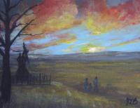 Gettysburg - Acrylics Paintings - By Joe Labianca, Impressionism Painting Artist
