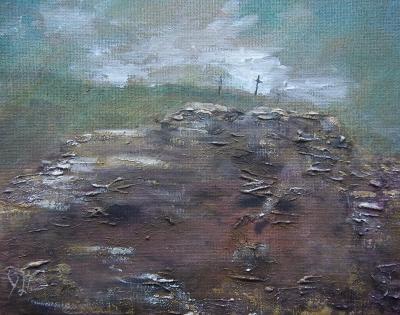 Landscapes - Golgotha - Acrylics