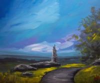 Landscapes - Little Round Top Gettysburg - Acrylics