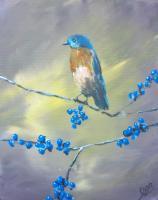Landscapes - Bluebird - Acrylics