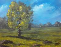 Tree - Acrylics Paintings - By Joe Labianca, Impressionism Painting Artist