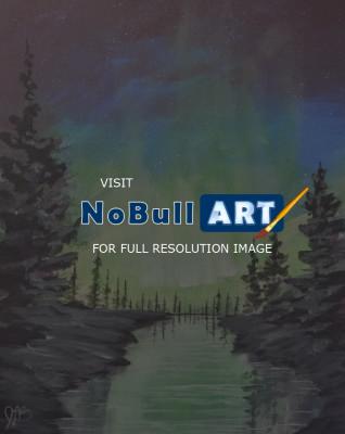 Landscapes - Aurora - Acrylics