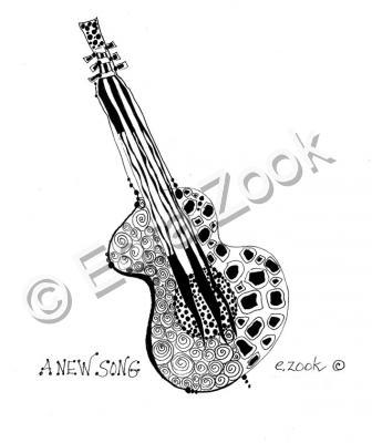 Ink Drawings - A New Song - Pen And Ink