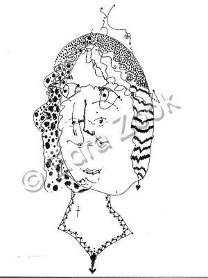 Ink Drawings - Bewildered - Pen And Ink