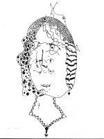 Bewildered - Pen And Ink Drawings - By Edra Zook, Whimsical Drawing Artist