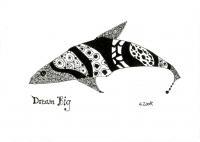 Dream Big - Pen And Ink Drawings - By Edra Zook, Whimsical Drawing Artist