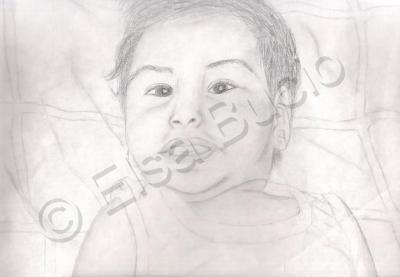 Drawings - Little Caleb - Pencil