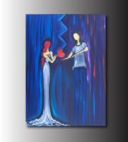 Compassion - Oil Paintings - By Denise Onwere, Abstract Painting Artist