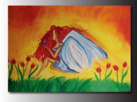 Inspirational Sight - Angels Touch By Denise Clayton-Onwere - Acrylic