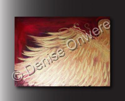 Inspirational Sight - Angels Wing By Denise Clayton-Onwere - Acrylic