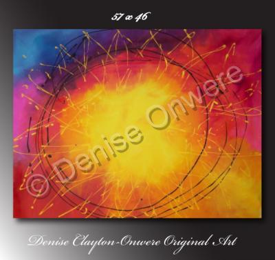 Whatever Happens - Centered By Denise Clayton-Onwere - Acrylic