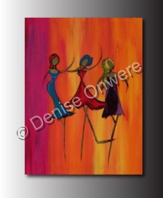 Dance - Cutting Loose By Denise Clayton-Onwere - Acrylic