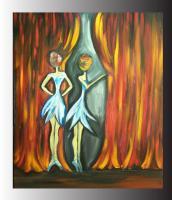 Dance - Curtain Call By Denise Clayton-Onwere - Oil
